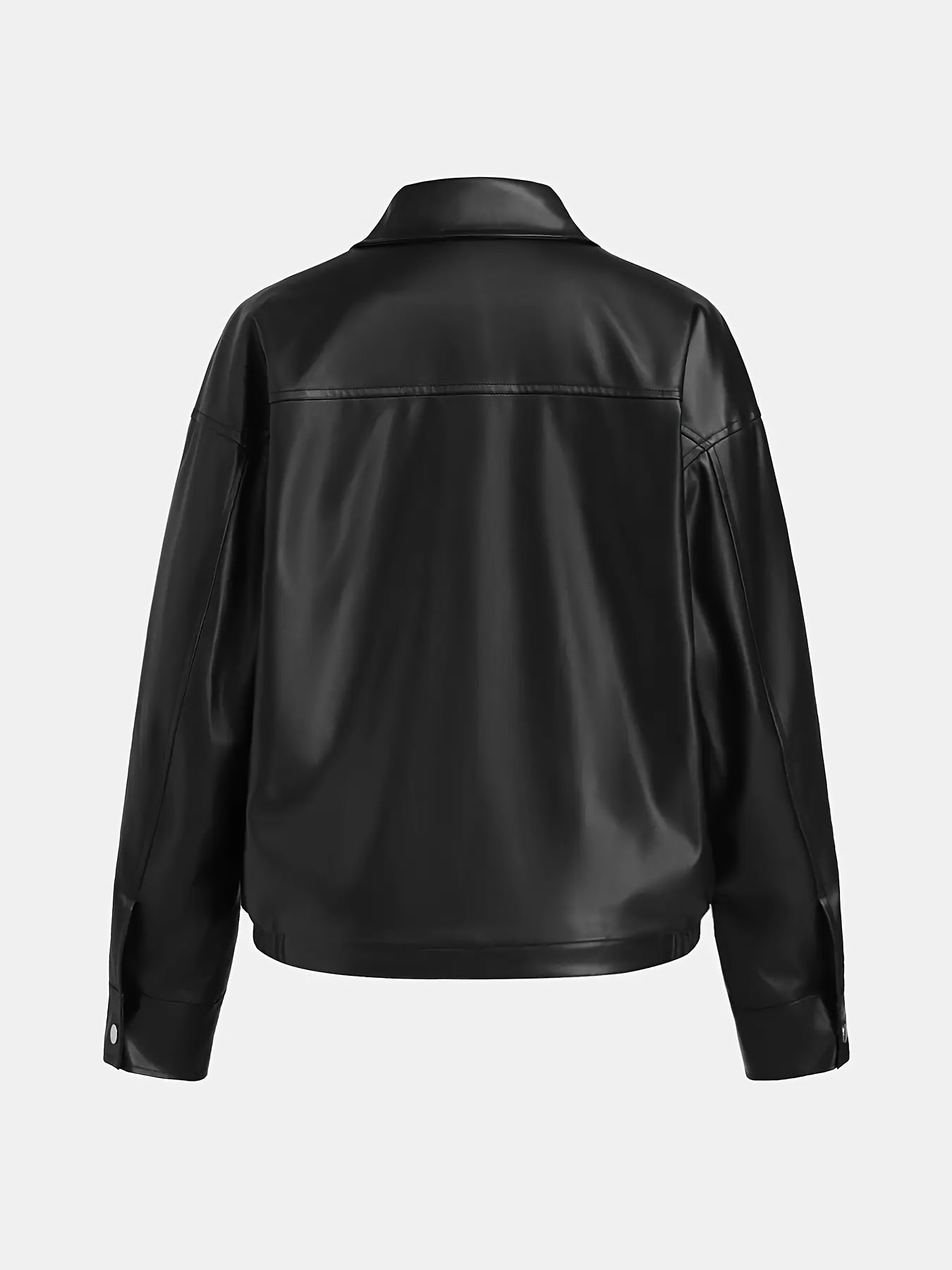 Chic Jacket Versatile Chic Women's Jacket | Casual Solid Color Zip-Up with Pockets | Ideal for All Seasons