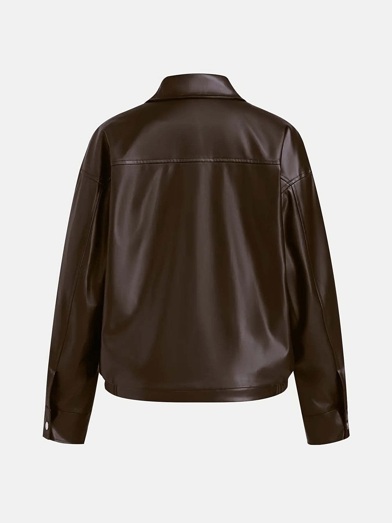 Chic Jacket Versatile Chic Women's Jacket | Casual Solid Color Zip-Up with Pockets | Ideal for All Seasons