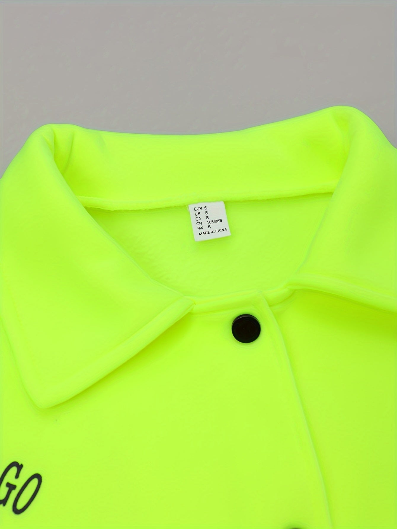 Color Block Snap Front Jacket, Casual Long Sleeve Drop Shoulder Loose Collared Jacket For Spring & Fall, Women's Clothing