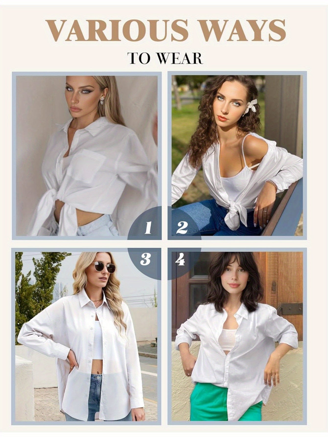 Women's Solid Color Button-Up Shirt - Long Sleeve, Loose Fit with Pocket, 100%, Ideal for Travel and Daily Wear, Sexy Casual Top, Sexy Style, Spring\u002FSummer\u002FAutumn
