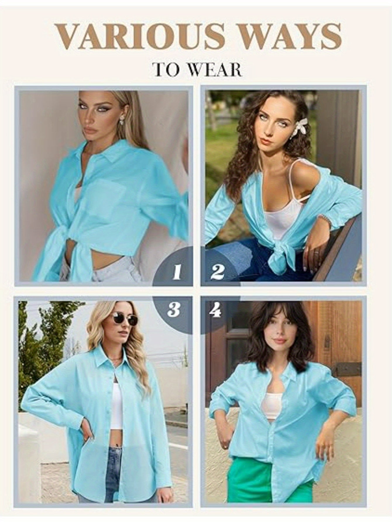 Women's Solid Color Button-Up Shirt - Long Sleeve, Loose Fit with Pocket, 100%, Ideal for Travel and Daily Wear, Sexy Casual Top, Sexy Style, Spring\u002FSummer\u002FAutumn